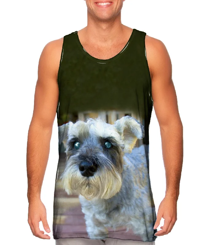 Tank-Top-Tie-Dye-Curious Schnauzer