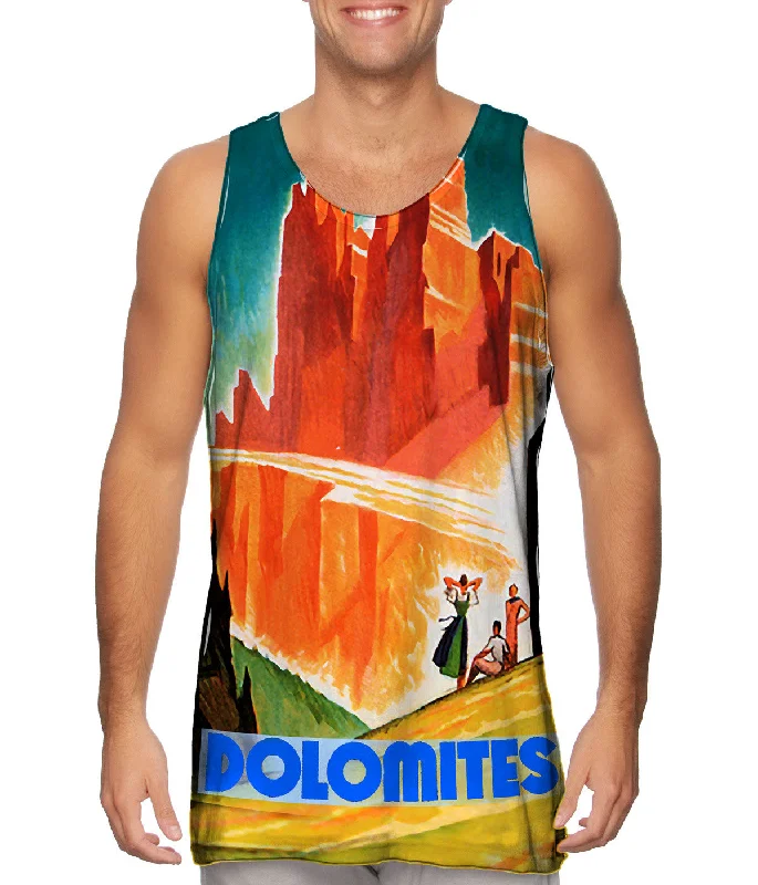 Tank-Top-Polyester-Dolomites Mountains 023