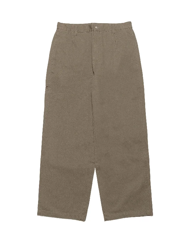 Pants-Surfing-Stüssy Workgear Trouser Twill Surplus Green