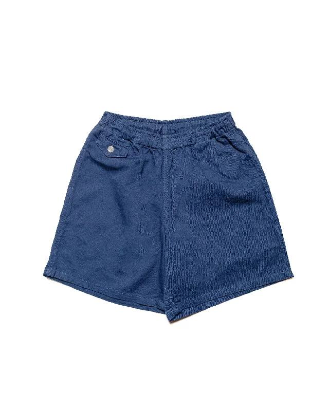 Shorts-Lightweight-The Real McCoy's MP22015 Cotton Drill Swim Shorts (Over-Dyed) Navy