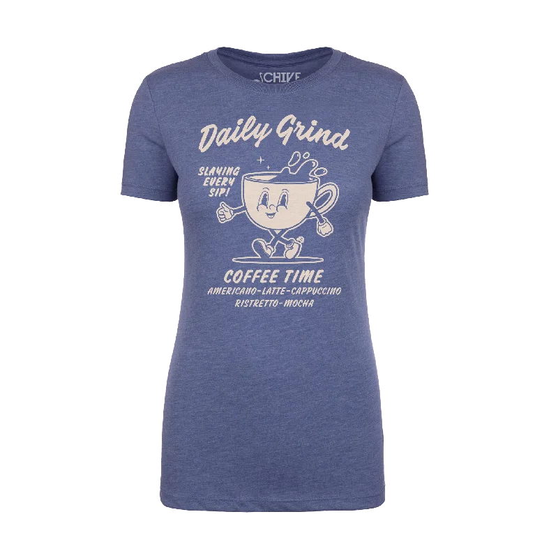 T-Shirt-Slim-Fit-Daily Grind Women's Tee