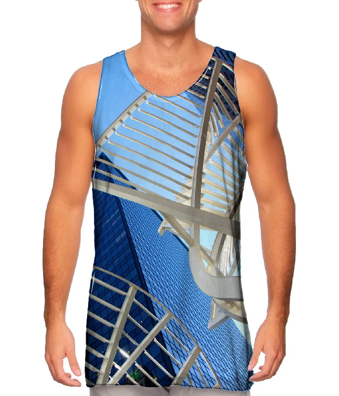 Tank-Top-Solid-Color-Abstract Structure Canada