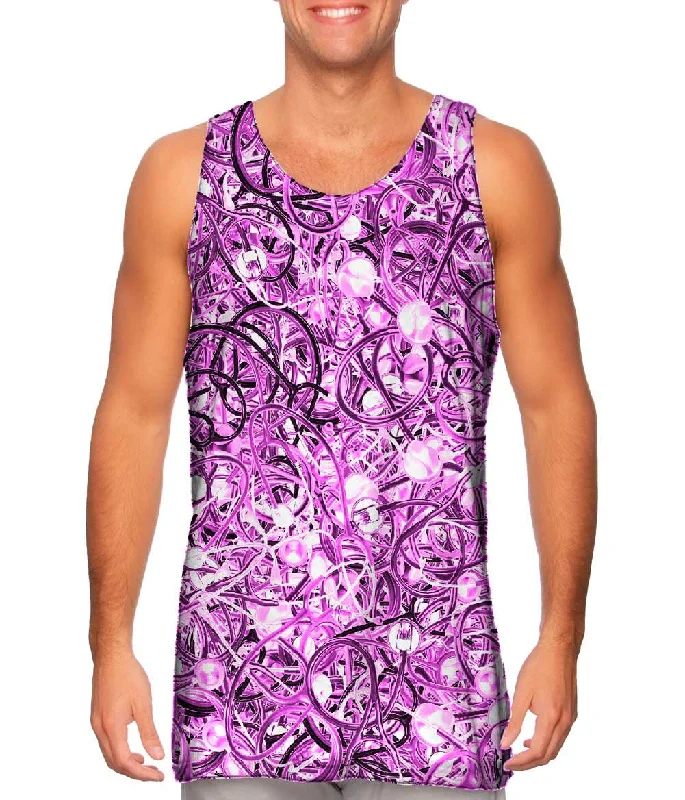 Tank-Top-Organic-Doctor Pride Stethoscope Purple