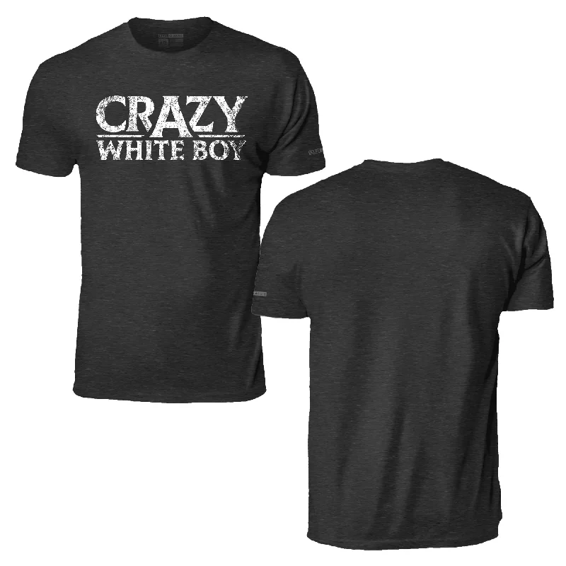 T-Shirt-Khaki-Crazy White Boy Classic T-Shirt