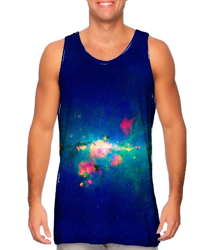 Tank-Top-Running-Downtown Milky Way Space Galaxy