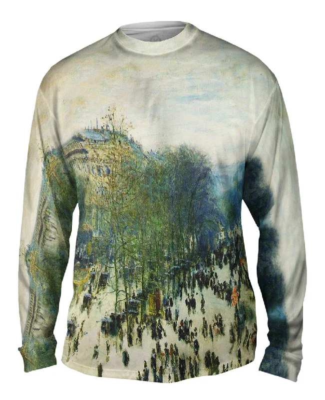 Long-Sleeve-Slim-Fit-Monet -"Boulevard des Capucines" (1874)