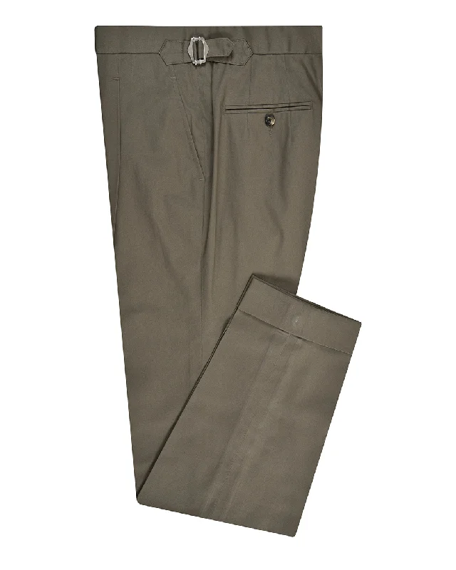 Pants-Casual-Fresco Soft Light Brown Stretch Twill Dress Pant