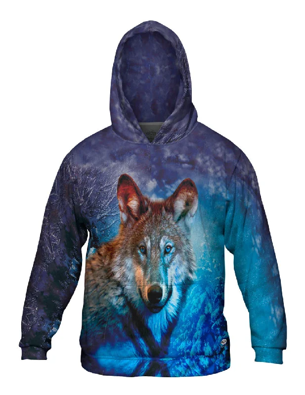 Hoodie-Punk-Grey Wolf