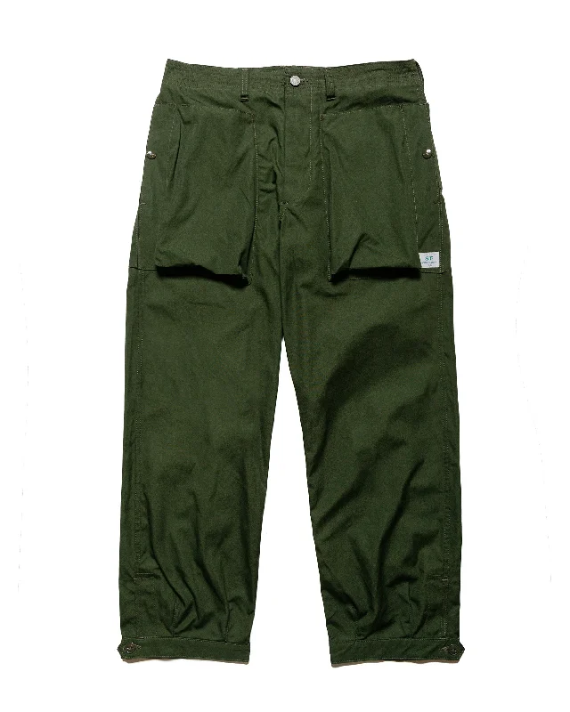 Pants-Polka-Dot-Sassafras Digs Crew Pants 4/5 Weather Olive