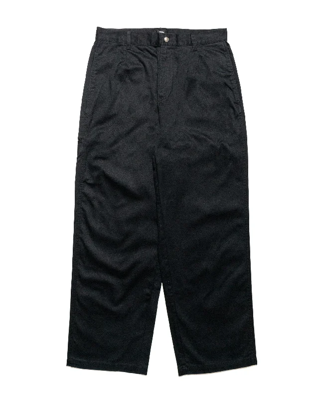 Pants-Gothic-Stüssy Workgear Trouser Twill Black