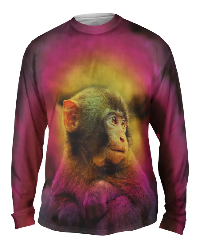 Long-Sleeve-Regular-Fit-Purple Baby Monkey