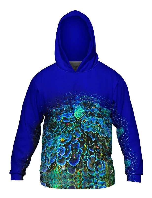 Hoodie-Loose-Fit-Coral Reef Color Eruption