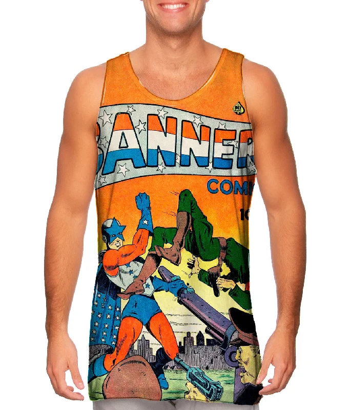 Tank-Top-Waterproof-Captain Courage Comic Retro