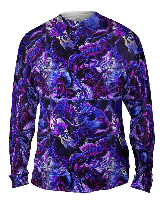 Long-Sleeve-Thermal-Ernst Haeckel - "Lacertilia Neon" (1904)