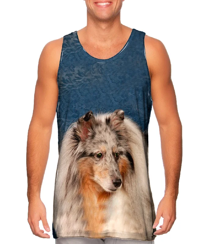 Tank-Top-Yoga-Blue Wallpaper Sheltie