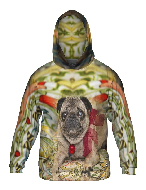 Hoodie-Workwear-Jingle Bells Christmas Pug