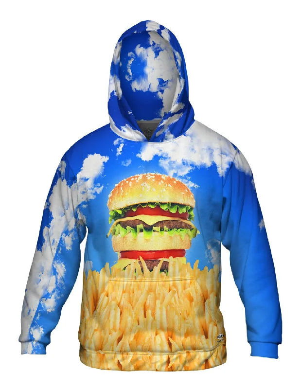 Hoodie-Premium-Burger Fry Sunrise