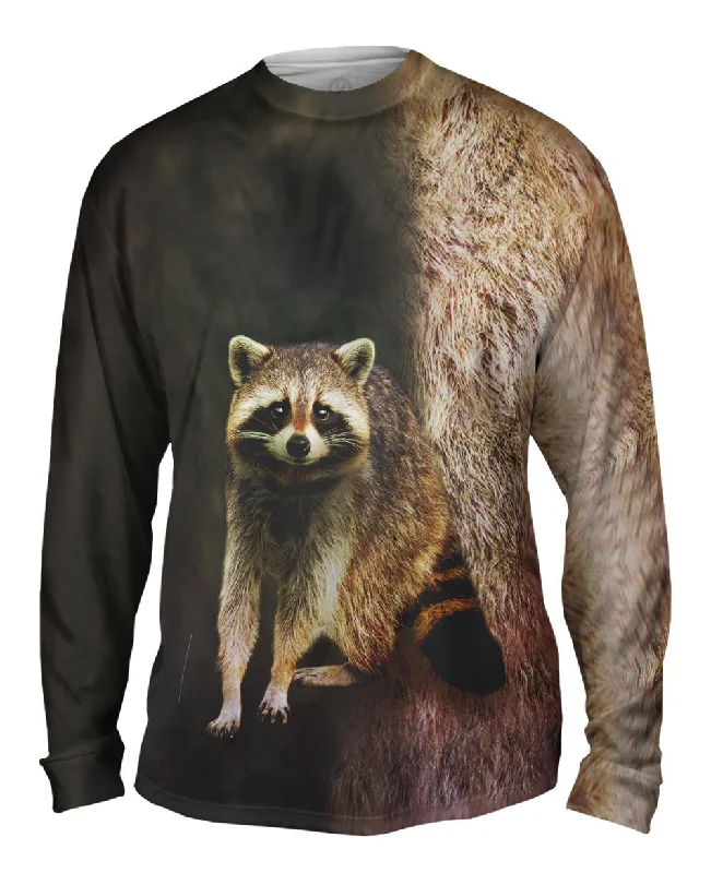 Long-Sleeve-Yellow-Raccoon Half Skin