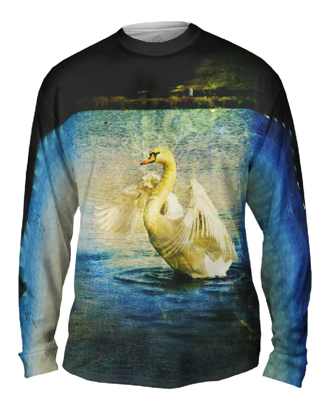 Long-Sleeve-Button-Up-Pond Swan