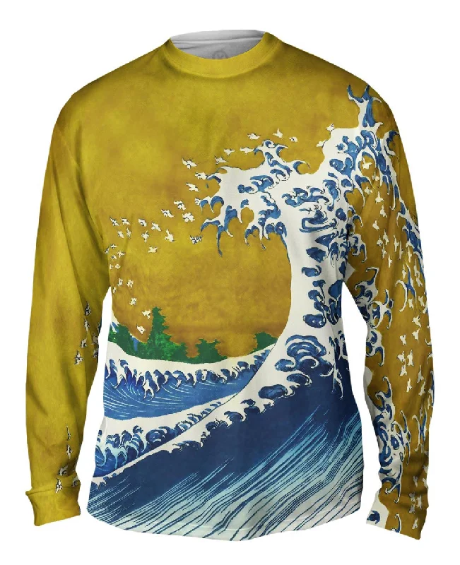 Long-Sleeve-Premium-Katsushika Hokusai "The Wave"