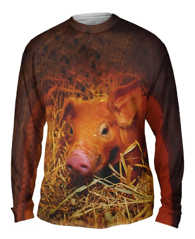 Long-Sleeve-Casual-Ginger Baby Pig