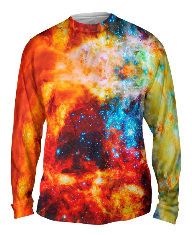 Long-Sleeve-Tie-Dye-Space Star Shine R136 Hst