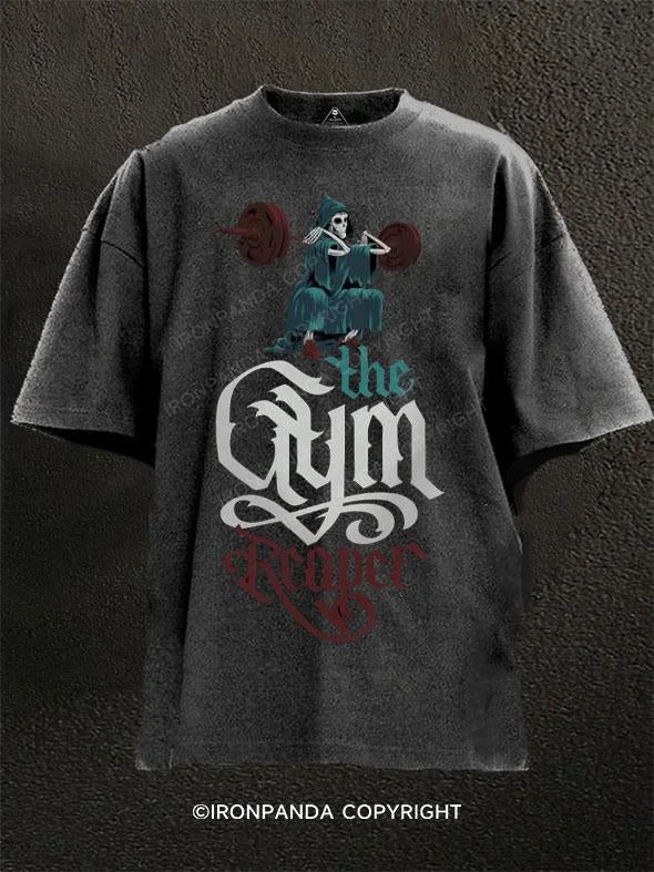 T-Shirt-Checked-The Gym Reaper Washed Gym Shirt