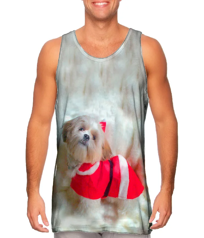 Tank-Top-Soft-Christmas Shihtzu