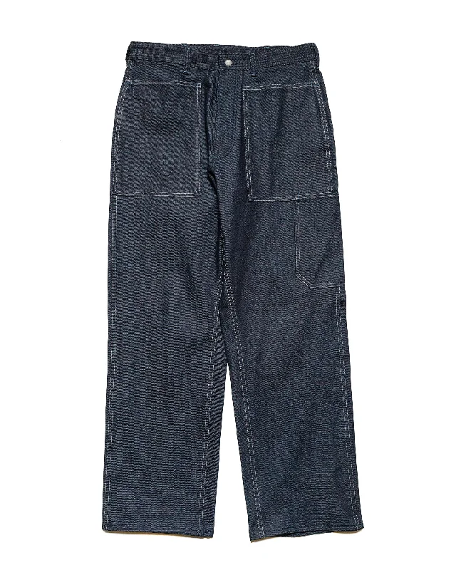 Pants-College-Sassafras T.P. Landscaper Pants 13oz Slab Denim Indigo