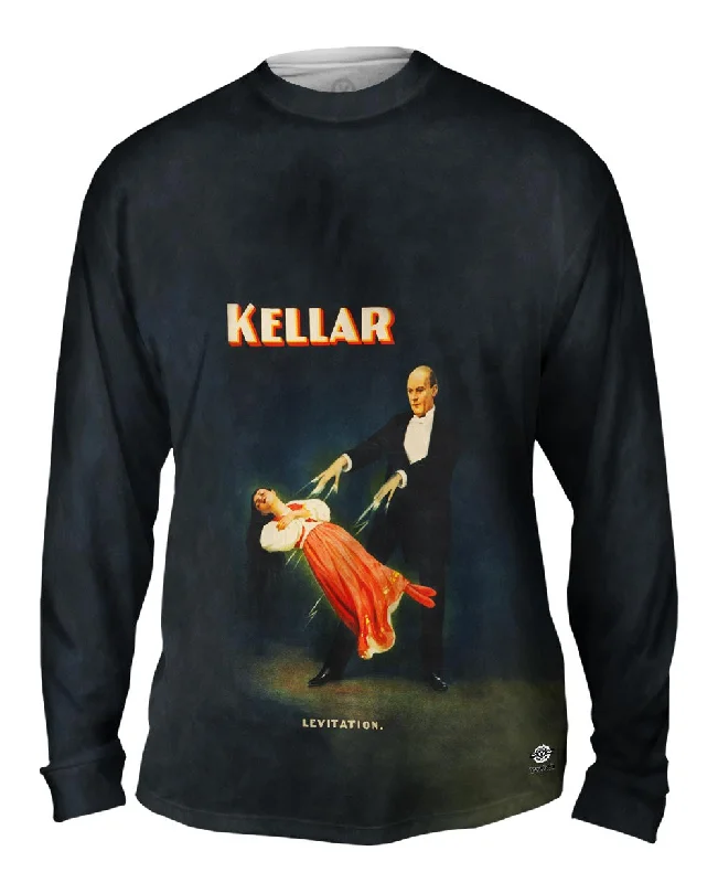 Long-Sleeve-Retro-"Kellar, Levitation, Magician Poster"