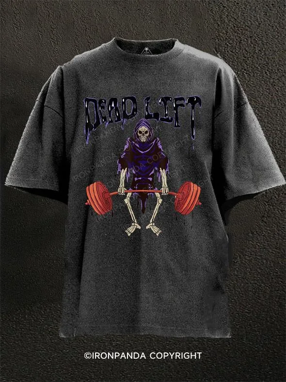 T-Shirt-Performance-Deadlift Washed Gym Shirt