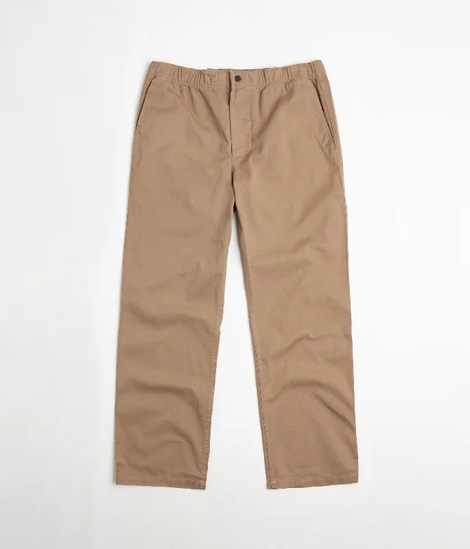 Pants-Ankle-Length-Norse Projects Ezra Relaxed Organic Twill Trousers - Utility Khaki