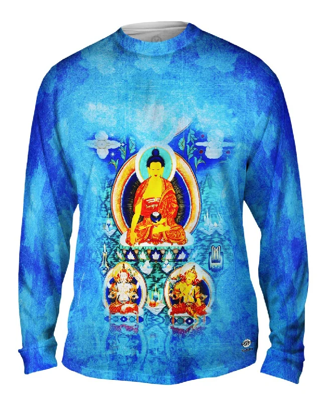 Long-Sleeve-Purple-Chenrezig and Manjushri - "Shakyamuni"