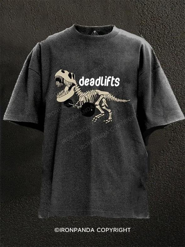 T-Shirt-Bamboo-DEADLIFTS Washed Gym Shirt