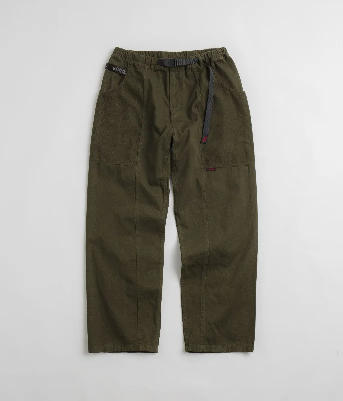 Pants-Solid-Color-Gramicci Gadget Pants - Deep Green