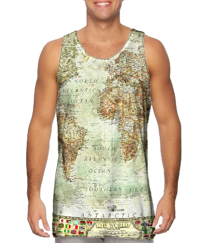 Tank-Top-Waterproof-Ash World Map