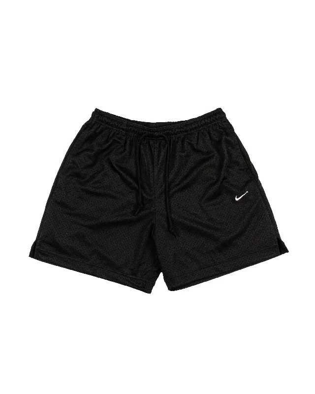 Shorts-Button-Fly-Nike Sportswear Authentics Mesh Shorts Black