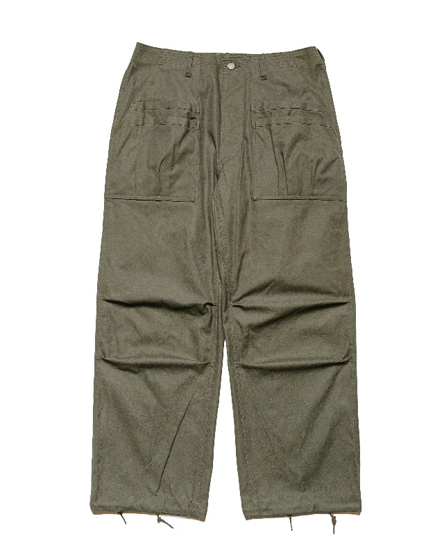 Pants-Couple-Sassafras Overgrown Fatigue Pants Duck Olive