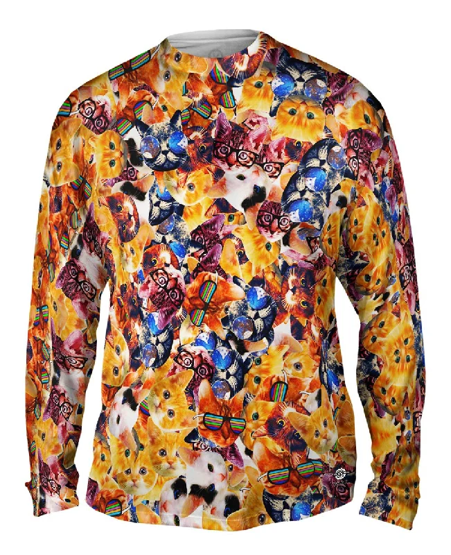 Long-Sleeve-Couple-Hipster Cat Collage