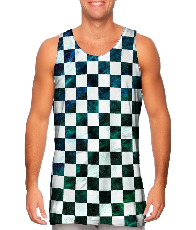 Tank-Top-Green-Checkered Dreams Checkered Past