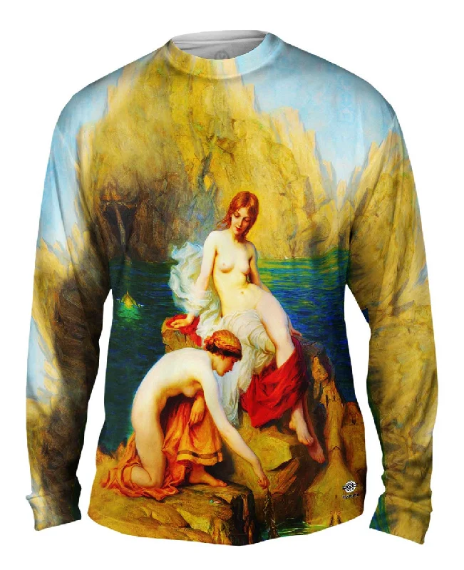 Long-Sleeve-Premium-Herbert James Draper - "By Summer Seas" (1912)