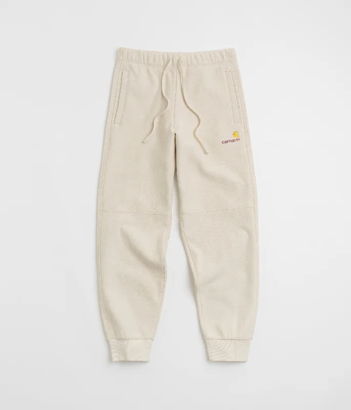 Pants-Casual-Carhartt American Script Sweatpants - Moonbeam