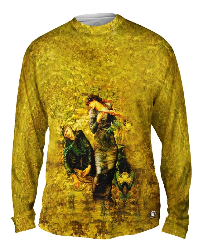 Long-Sleeve-Printed-Edward Burne-Jones - "The Beguiling Of Merlin"