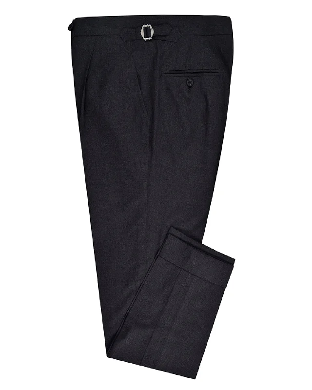 Pants-Polka-Dot-Soft Charcoal Grey Dress Pant