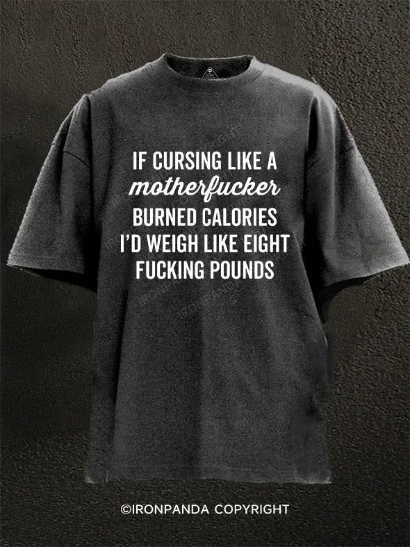 T-Shirt-All-Season-Cursing Like A Motherfucker Washed Gym Shirt