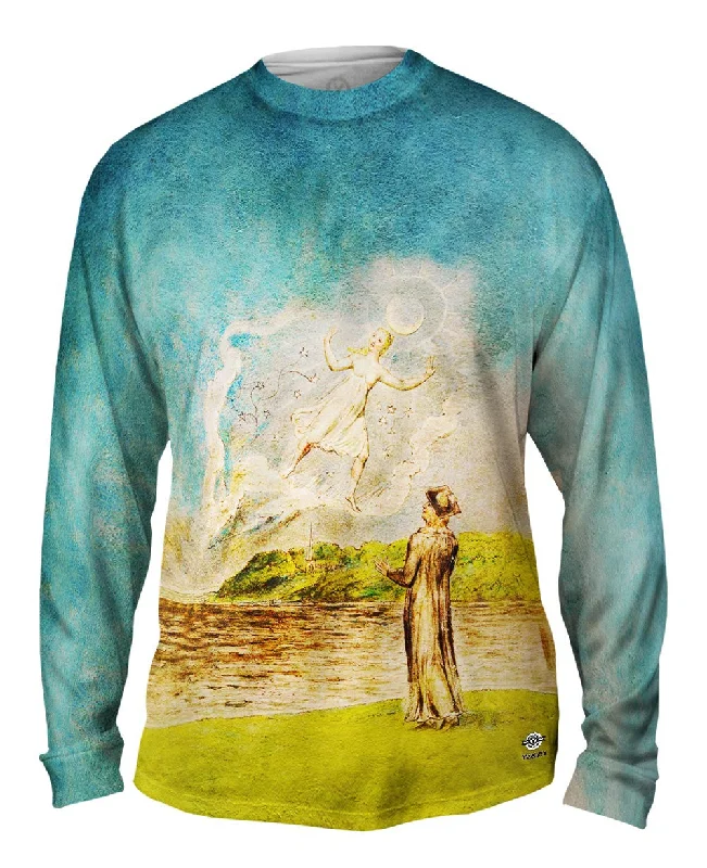 Long-Sleeve-Durable-William Blake - "The Wandering Moon" (1816)