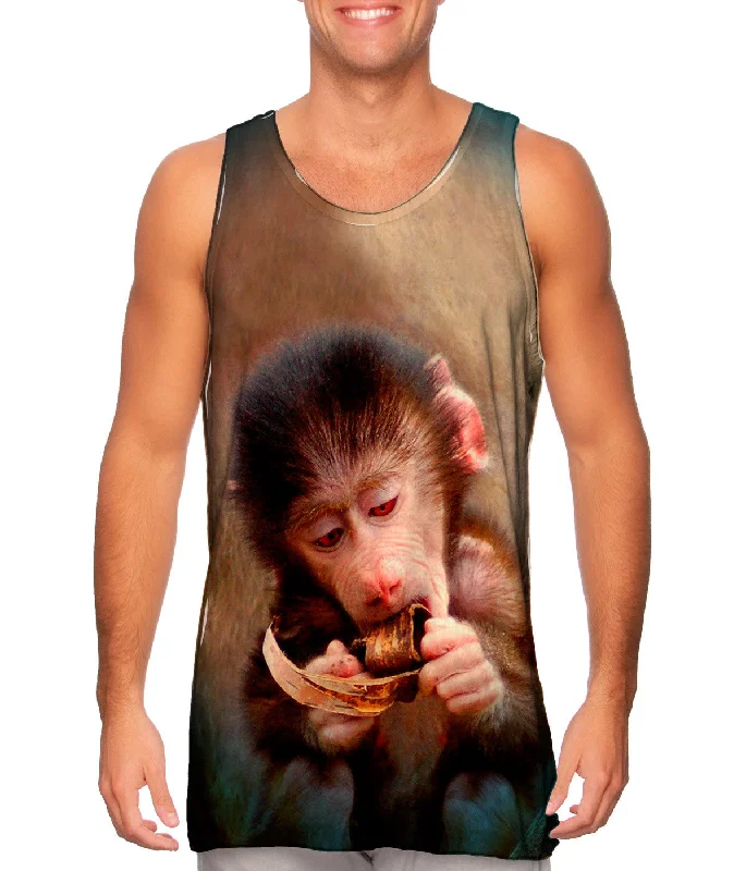 Tank-Top-Organic-Banana Baby Monkey