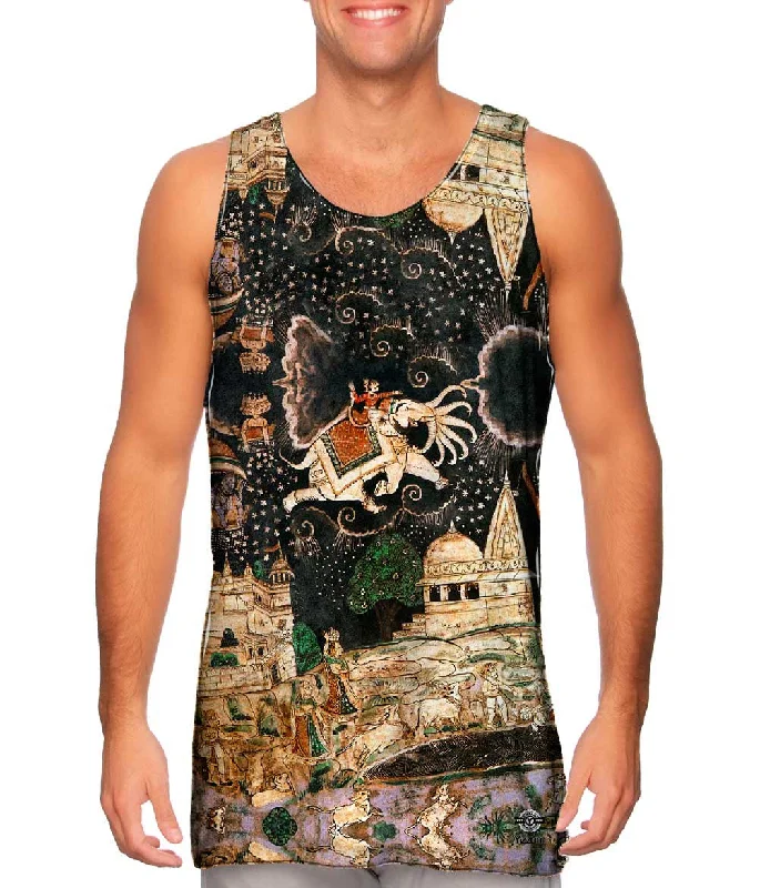 Tank-Top-Unisex-"Wedding Of Rama And Sita Bundi Palace Wall"