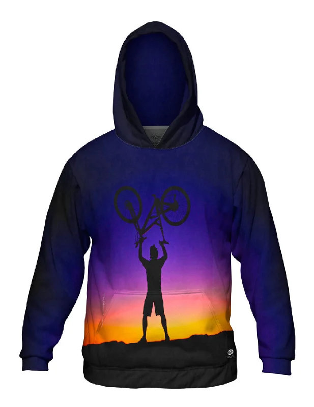 Hoodie-Breathable-Biker Sunset Victory