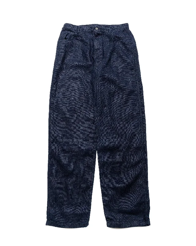 Pants-Yoga-James Coward Set Up Pants Overdyed Indigo Belgian Linen